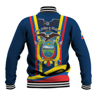 Ecuador Independence Day Baseball Jacket Monumento a la Independencia Quito 10th August - Wonder Print Shop