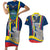 Ecuador Independence Day Couples Matching Short Sleeve Bodycon Dress and Hawaiian Shirt Monumento a la Independencia Quito 10th August - Wonder Print Shop