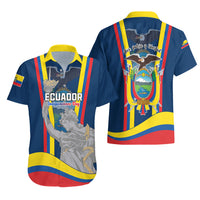 Ecuador Independence Day Hawaiian Shirt Monumento a la Independencia Quito 10th August - Wonder Print Shop