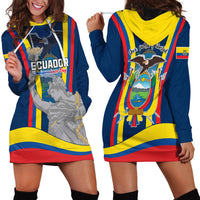 Ecuador Independence Day Hoodie Dress Monumento a la Independencia Quito 10th August - Wonder Print Shop