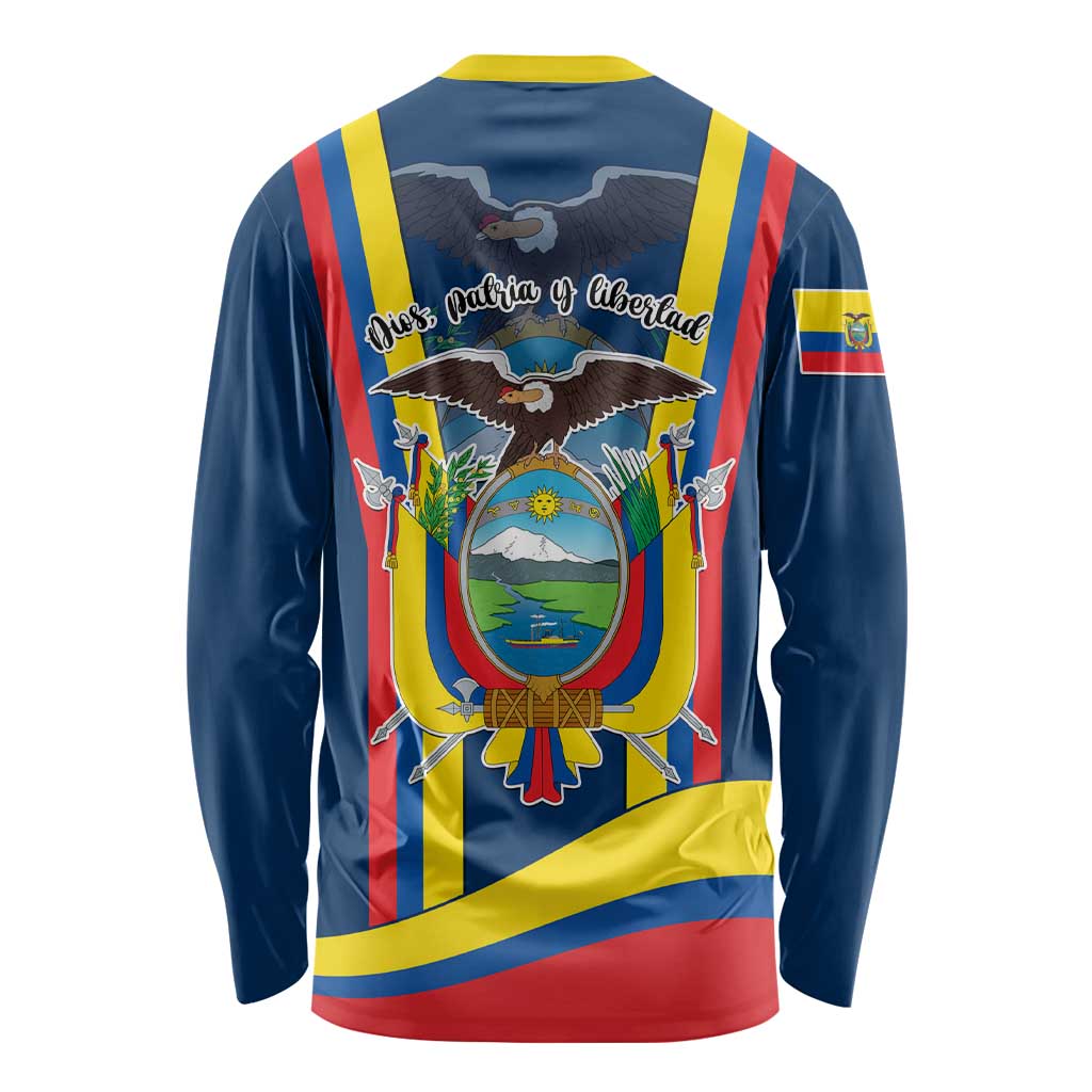 Ecuador Independence Day Long Sleeve Shirt Monumento a la Independencia Quito 10th August LT01