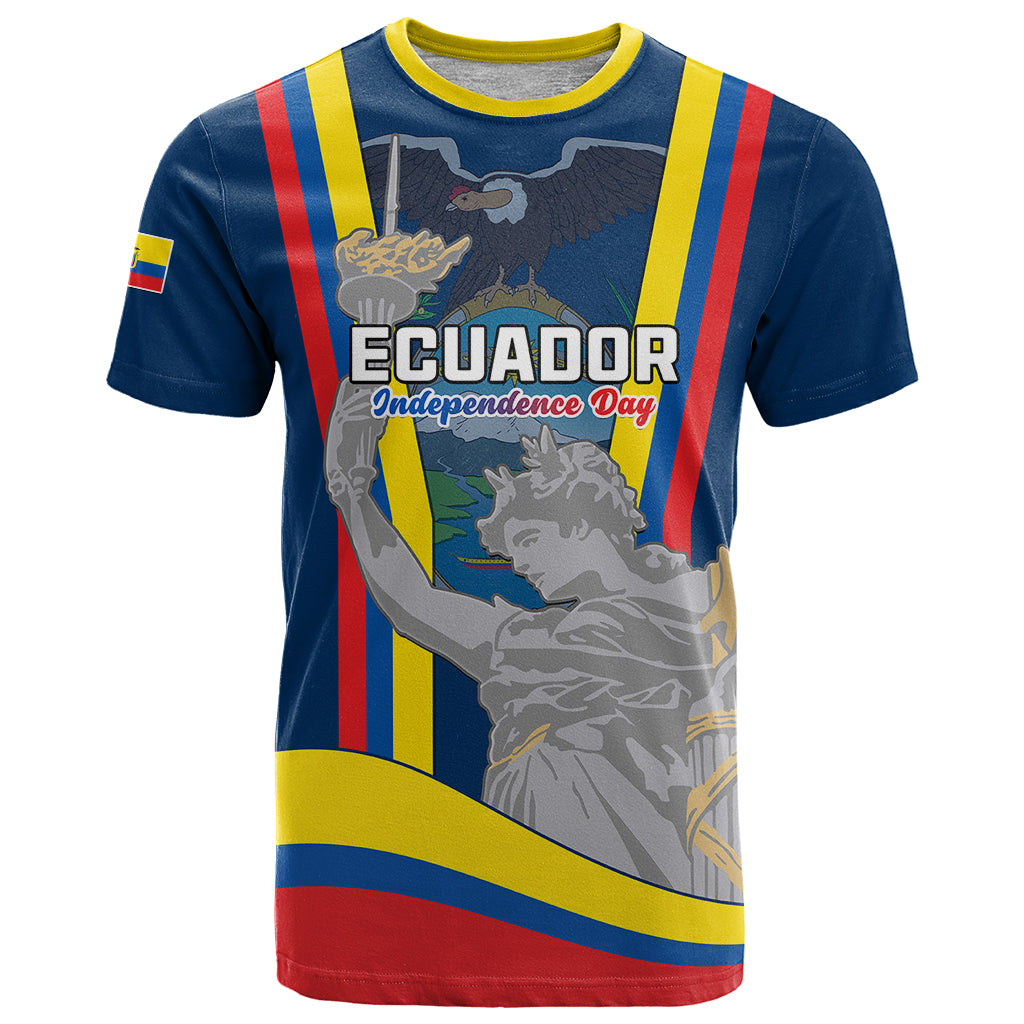 Ecuador Independence Day T Shirt Monumento a la Independencia Quito 10th August - Wonder Print Shop