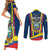 Custom Ecuador Independence Day Couples Matching Short Sleeve Bodycon Dress and Long Sleeve Button Shirts Monumento a la Independencia Quito 10th August - Wonder Print Shop