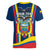 Custom Ecuador Independence Day Women V Neck T Shirt Monumento a la Independencia Quito 10th August - Wonder Print Shop