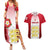England Couples Matching Summer Maxi Dress and Hawaiian Shirt Three Lions and Tudor Rose - Wonder Print Shop