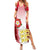 England Summer Maxi Dress Three Lions and Tudor Rose - Wonder Print Shop