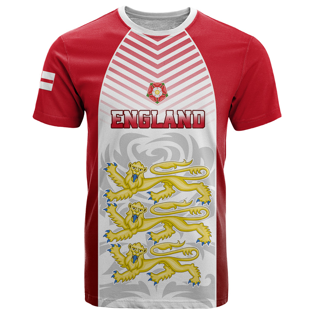 England T Shirt Three Lions and Tudor Rose - Wonder Print Shop