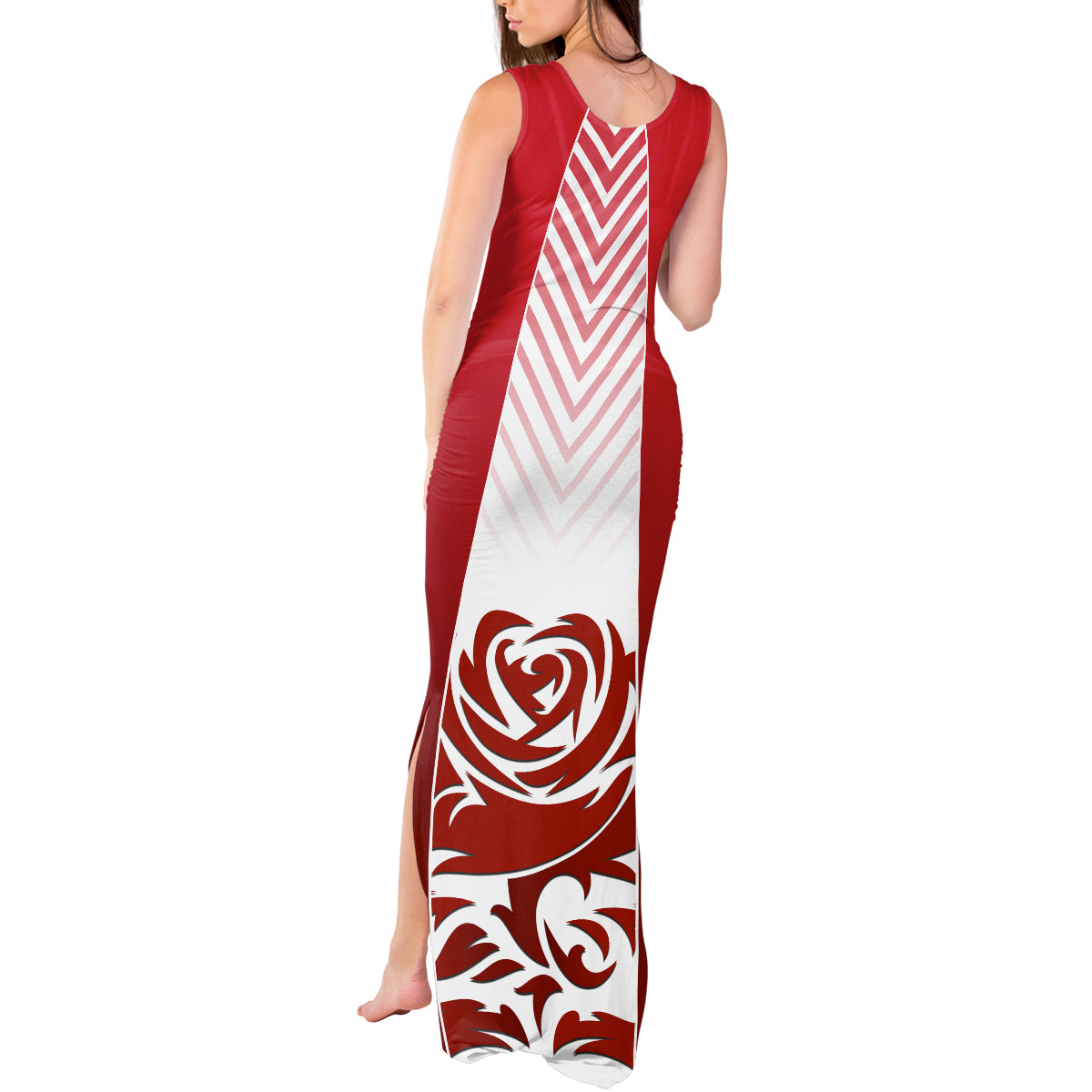 England Tank Maxi Dress Three Lions and Tudor Rose - Wonder Print Shop