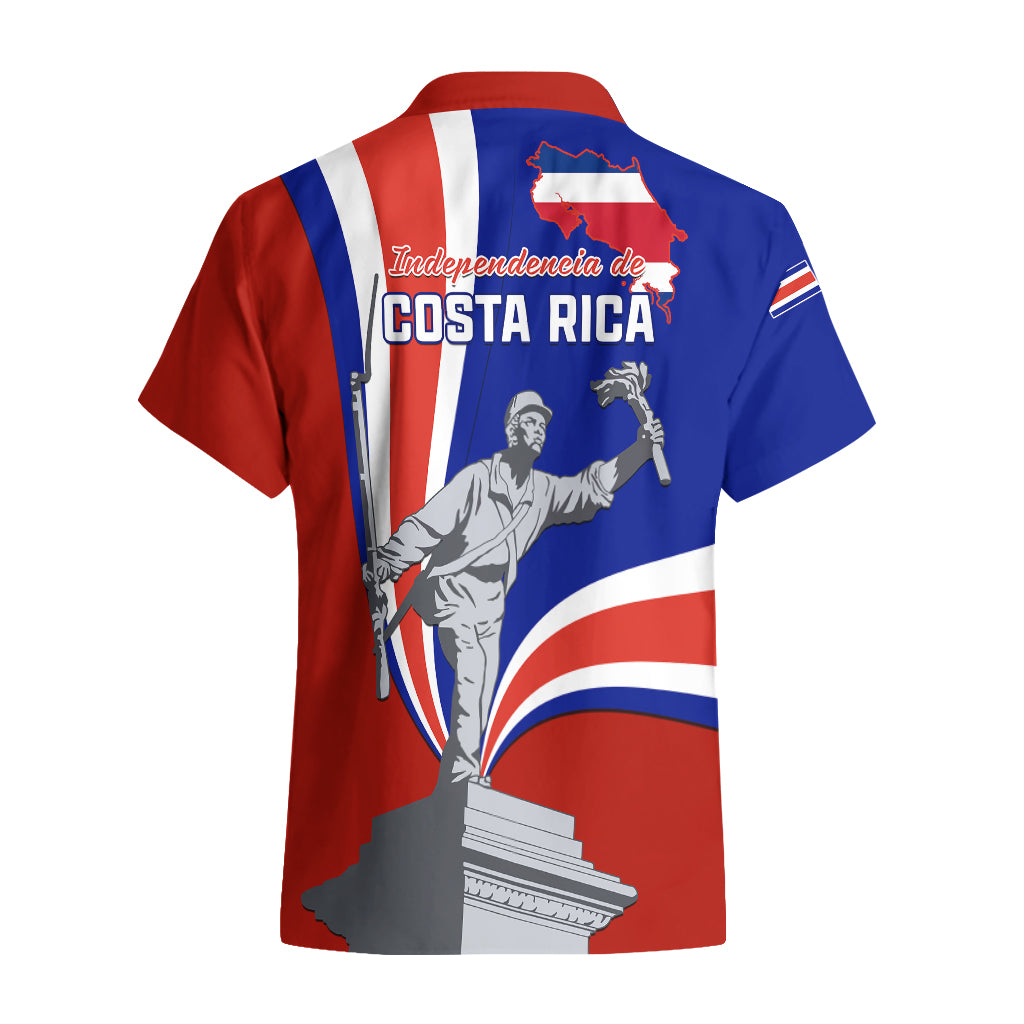 Costa Rica Independence Day Hawaiian Shirt Juan Santamaria National Hero - Wonder Print Shop