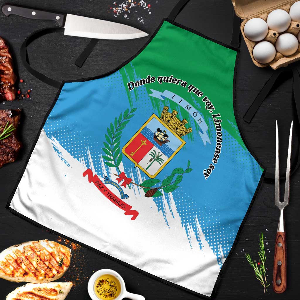 Costa Rica Limón Province Apron Donde Quiera Que Voy Limonense Soy - Wonder Print Shop