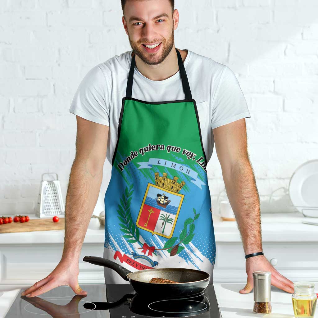 Costa Rica Limón Province Apron Donde Quiera Que Voy Limonense Soy - Wonder Print Shop