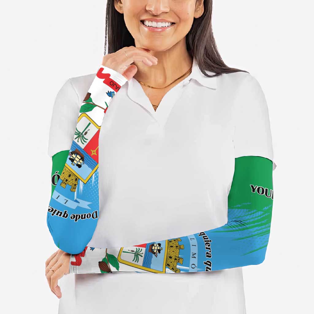 Costa Rica Limón Province Arm Sleeves Donde Quiera Que Voy Limonense Soy - Wonder Print Shop