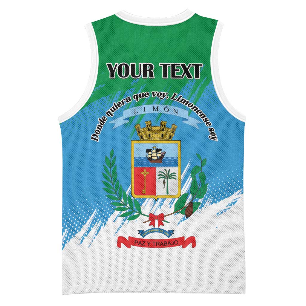Personalized Costa Rica Limón Province Basketball Jersey Donde Quiera Que Voy Limonense Soy - Wonder Print Shop