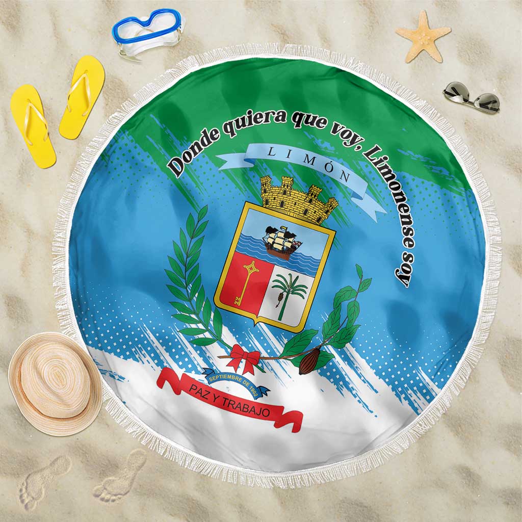 Costa Rica Limón Province Beach Blanket Donde Quiera Que Voy Limonense Soy - Wonder Print Shop