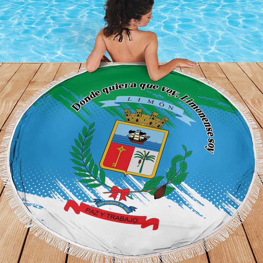 Costa Rica Limón Province Beach Blanket Donde Quiera Que Voy Limonense Soy - Wonder Print Shop