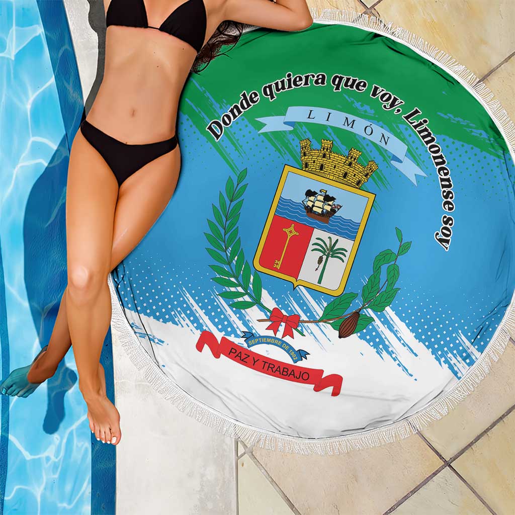 Costa Rica Limón Province Beach Blanket Donde Quiera Que Voy Limonense Soy - Wonder Print Shop