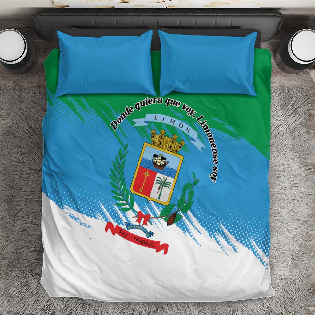 Costa Rica Limón Province Bedding Set Donde Quiera Que Voy Limonense Soy - Wonder Print Shop