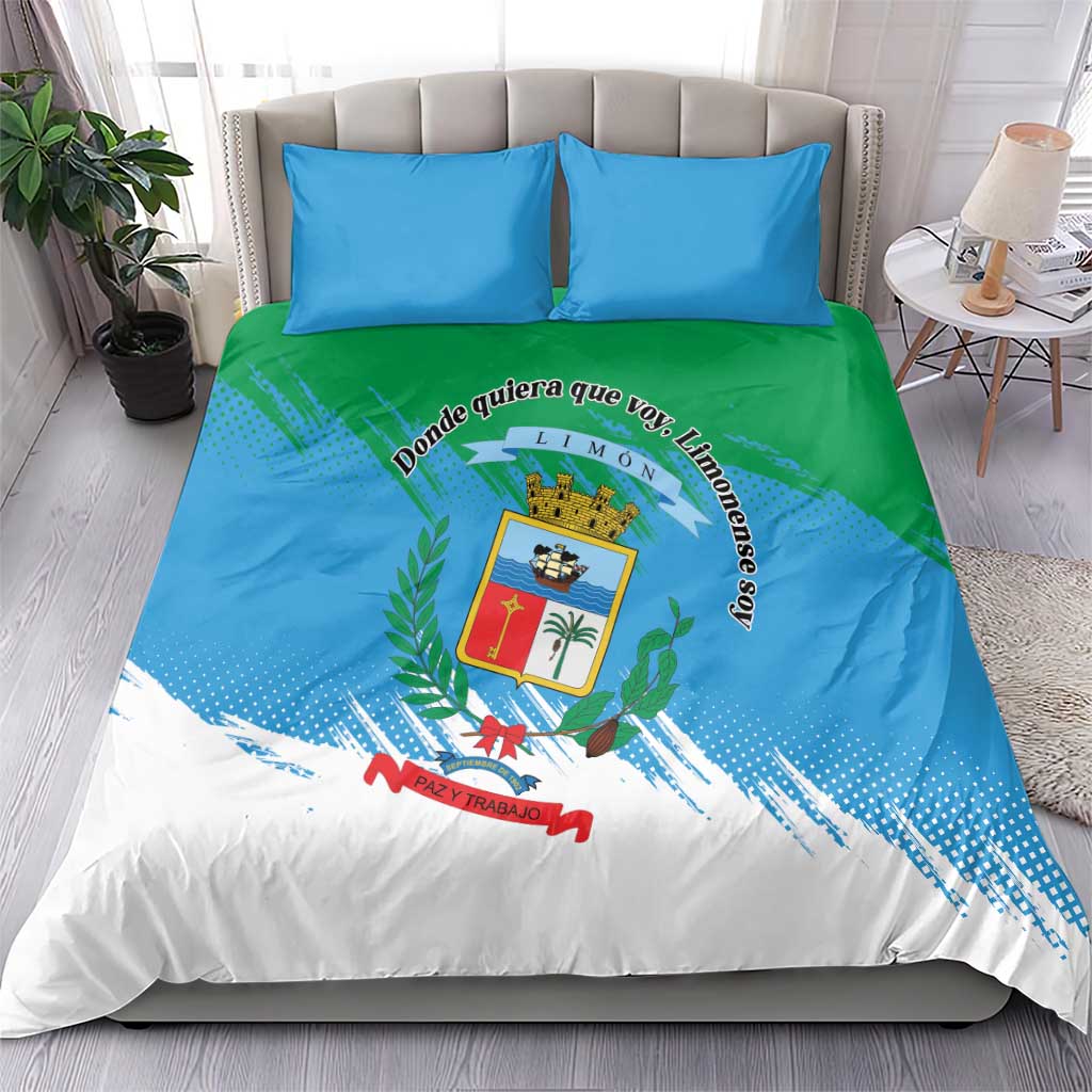 Costa Rica Limón Province Bedding Set Donde Quiera Que Voy Limonense Soy - Wonder Print Shop