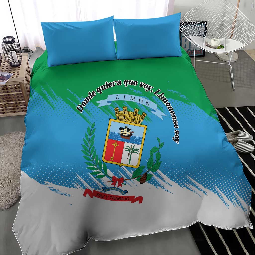 Costa Rica Limón Province Bedding Set Donde Quiera Que Voy Limonense Soy - Wonder Print Shop