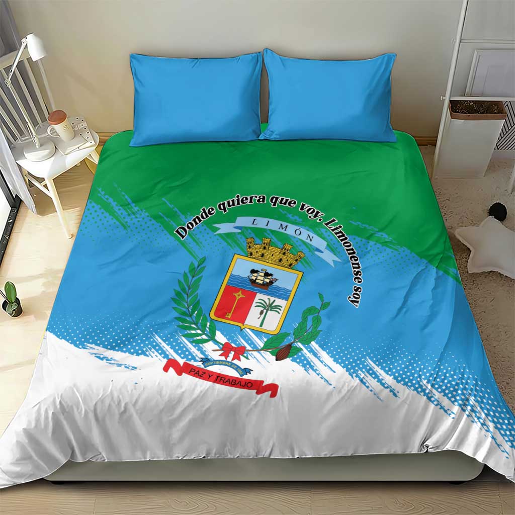 Costa Rica Limón Province Bedding Set Donde Quiera Que Voy Limonense Soy - Wonder Print Shop