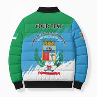 Personalized Costa Rica Limón Province Bomber Puffer Jacket Donde Quiera Que Voy Limonense Soy - Wonder Print Shop