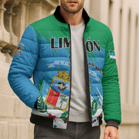 Personalized Costa Rica Limón Province Bomber Puffer Jacket Donde Quiera Que Voy Limonense Soy - Wonder Print Shop