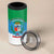 Costa Rica Limón Province 4 in 1 Can Cooler Tumbler Donde Quiera Que Voy Limonense Soy - Wonder Print Shop
