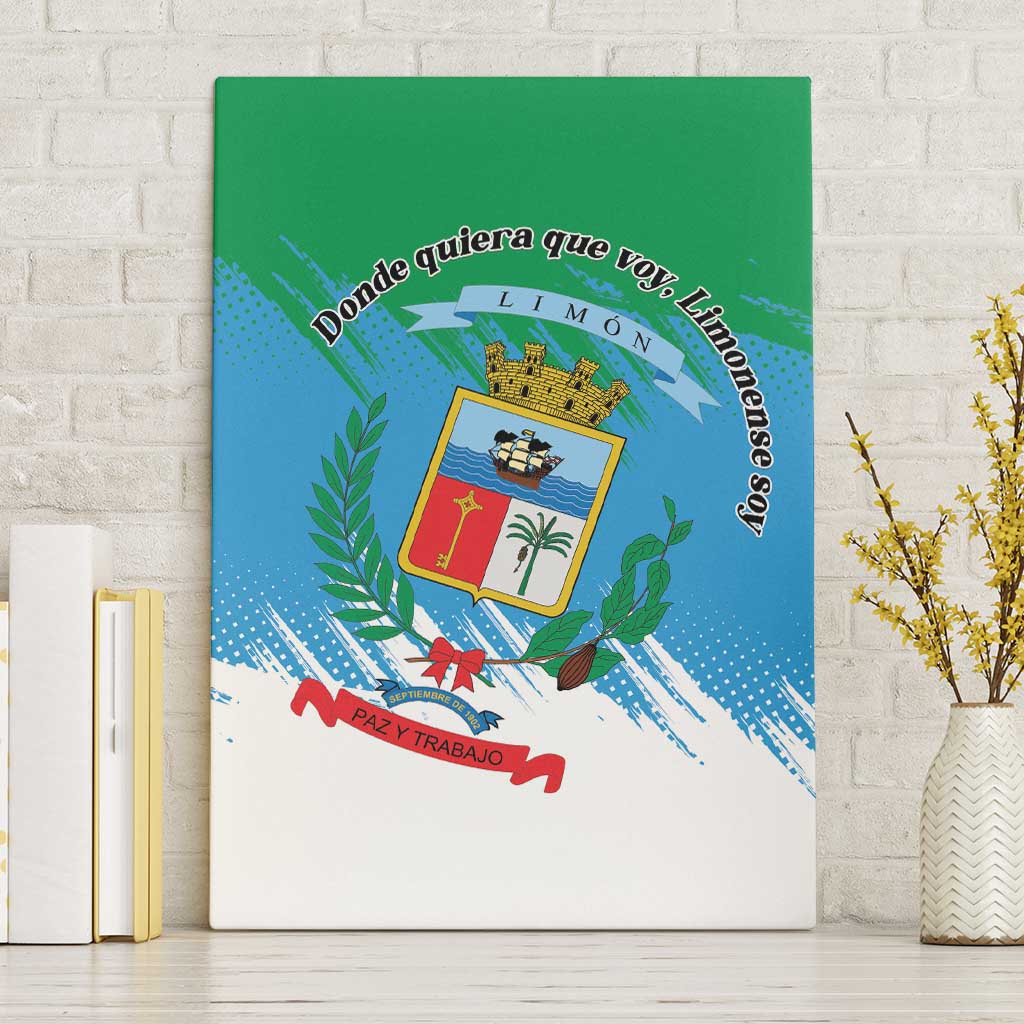 Costa Rica Limón Province Canvas Wall Art Donde Quiera Que Voy Limonense Soy - Wonder Print Shop