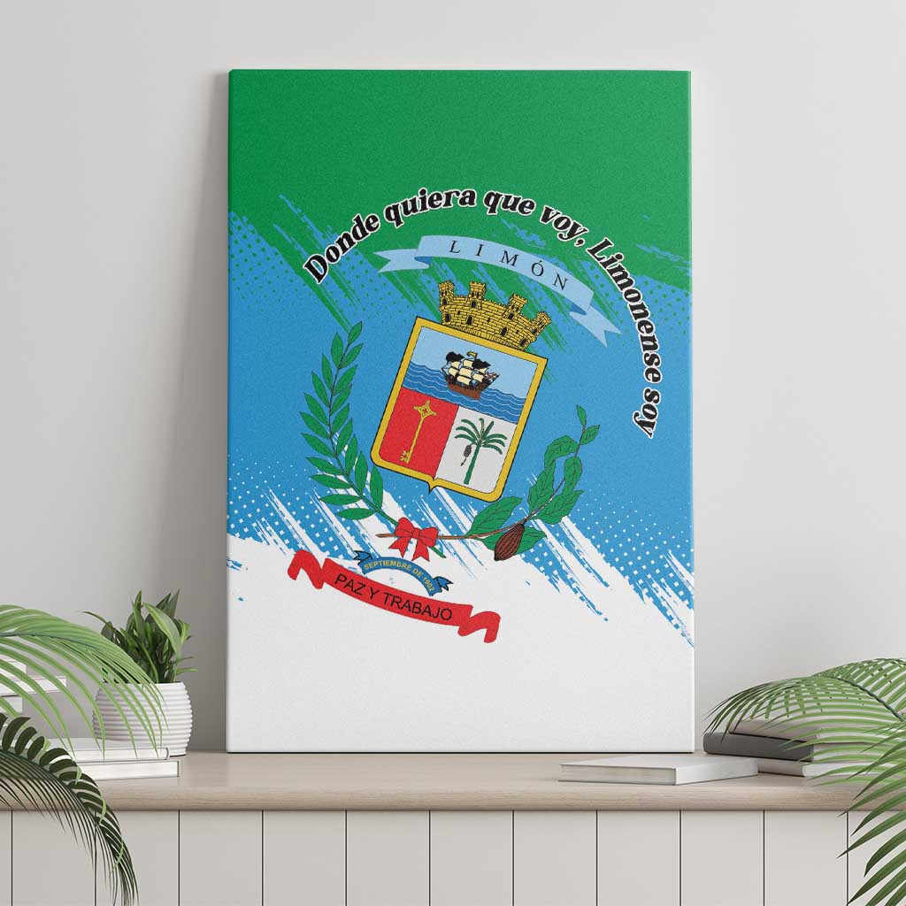 Costa Rica Limón Province Canvas Wall Art Donde Quiera Que Voy Limonense Soy - Wonder Print Shop