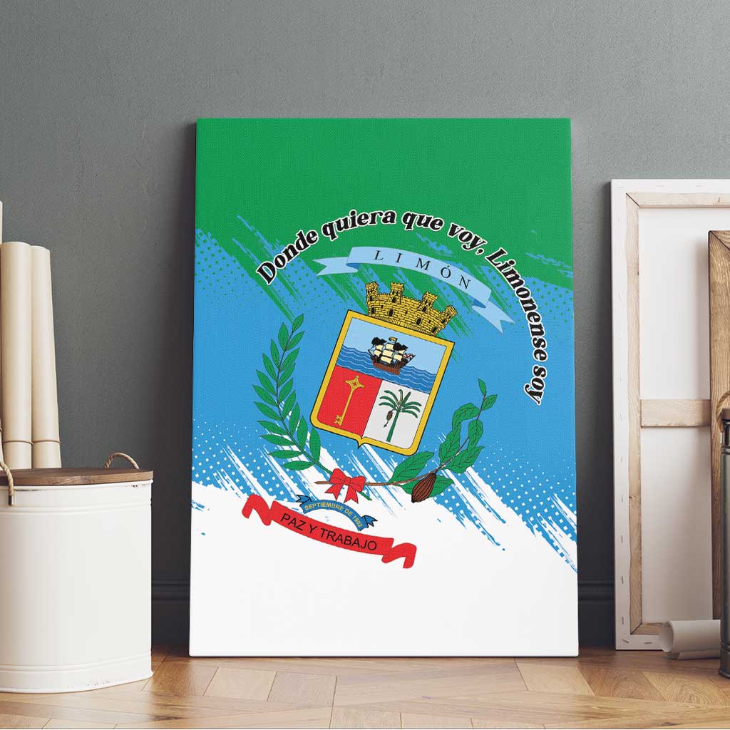 Costa Rica Limón Province Canvas Wall Art Donde Quiera Que Voy Limonense Soy - Wonder Print Shop