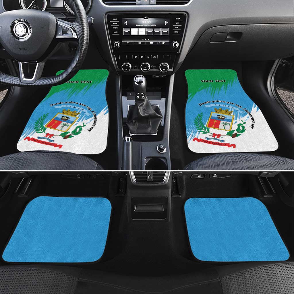 Costa Rica Limón Province Car Mats Donde Quiera Que Voy Limonense Soy - Wonder Print Shop