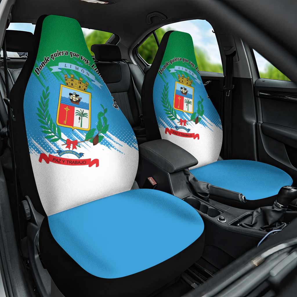 Costa Rica Limón Province Car Seat Cover Donde Quiera Que Voy Limonense Soy - Wonder Print Shop