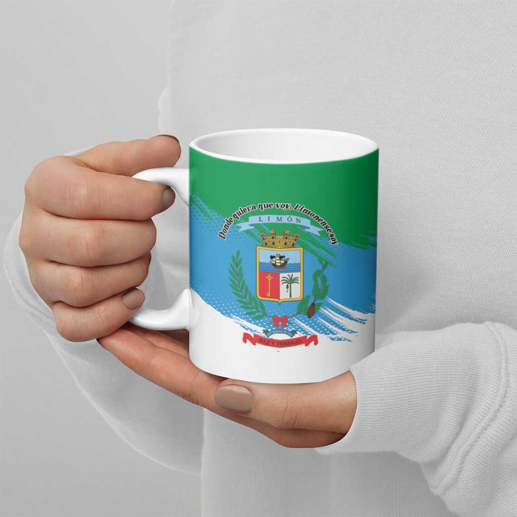 Costa Rica Limón Province Ceramic Mug Donde Quiera Que Voy Limonense Soy - Wonder Print Shop