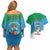 Personalized Costa Rica Limón Province Couples Matching Off Shoulder Short Dress and Hawaiian Shirt Donde Quiera Que Voy Limonense Soy - Wonder Print Shop