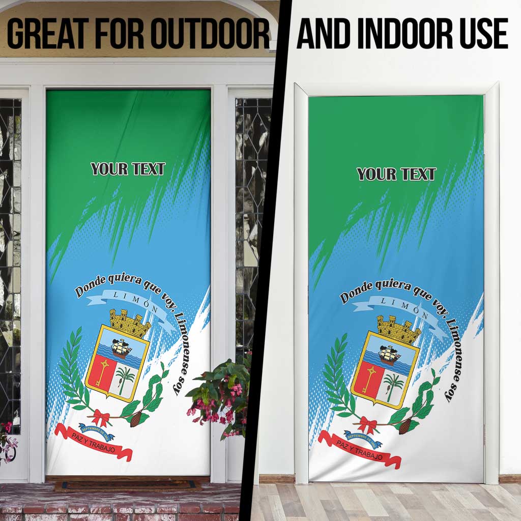 Costa Rica Limón Province Door Cover Donde Quiera Que Voy Limonense Soy - Wonder Print Shop