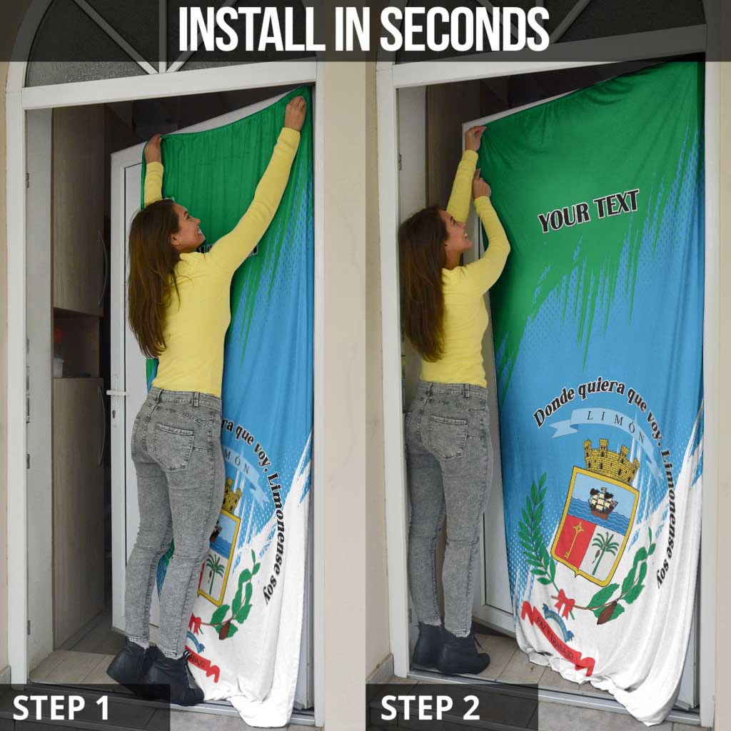 Costa Rica Limón Province Door Cover Donde Quiera Que Voy Limonense Soy - Wonder Print Shop