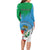 Personalized Costa Rica Limón Province Family Matching Long Sleeve Bodycon Dress and Hawaiian Shirt Donde Quiera Que Voy Limonense Soy - Wonder Print Shop