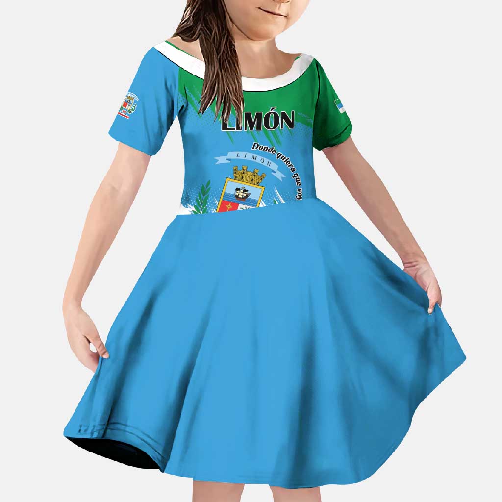 Personalized Costa Rica Limón Province Family Matching Mermaid Dress and Hawaiian Shirt Donde Quiera Que Voy Limonense Soy - Wonder Print Shop