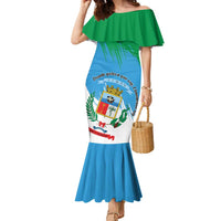 Personalized Costa Rica Limón Province Family Matching Mermaid Dress and Hawaiian Shirt Donde Quiera Que Voy Limonense Soy - Wonder Print Shop