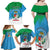 Personalized Costa Rica Limón Province Family Matching Off Shoulder Maxi Dress and Hawaiian Shirt Donde Quiera Que Voy Limonense Soy - Wonder Print Shop