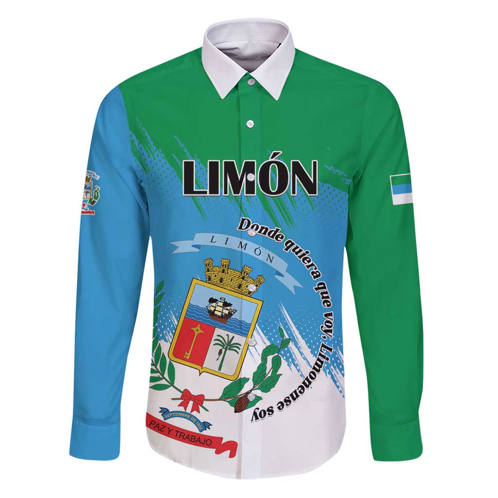 Personalized Costa Rica Limón Province Family Matching Puletasi and Hawaiian Shirt Donde Quiera Que Voy Limonense Soy - Wonder Print Shop
