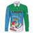 Personalized Costa Rica Limón Province Family Matching Puletasi and Hawaiian Shirt Donde Quiera Que Voy Limonense Soy - Wonder Print Shop