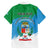 Personalized Costa Rica Limón Province Family Matching Short Sleeve Bodycon Dress and Hawaiian Shirt Donde Quiera Que Voy Limonense Soy - Wonder Print Shop