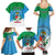 Personalized Costa Rica Limón Province Family Matching Summer Maxi Dress and Hawaiian Shirt Donde Quiera Que Voy Limonense Soy - Wonder Print Shop