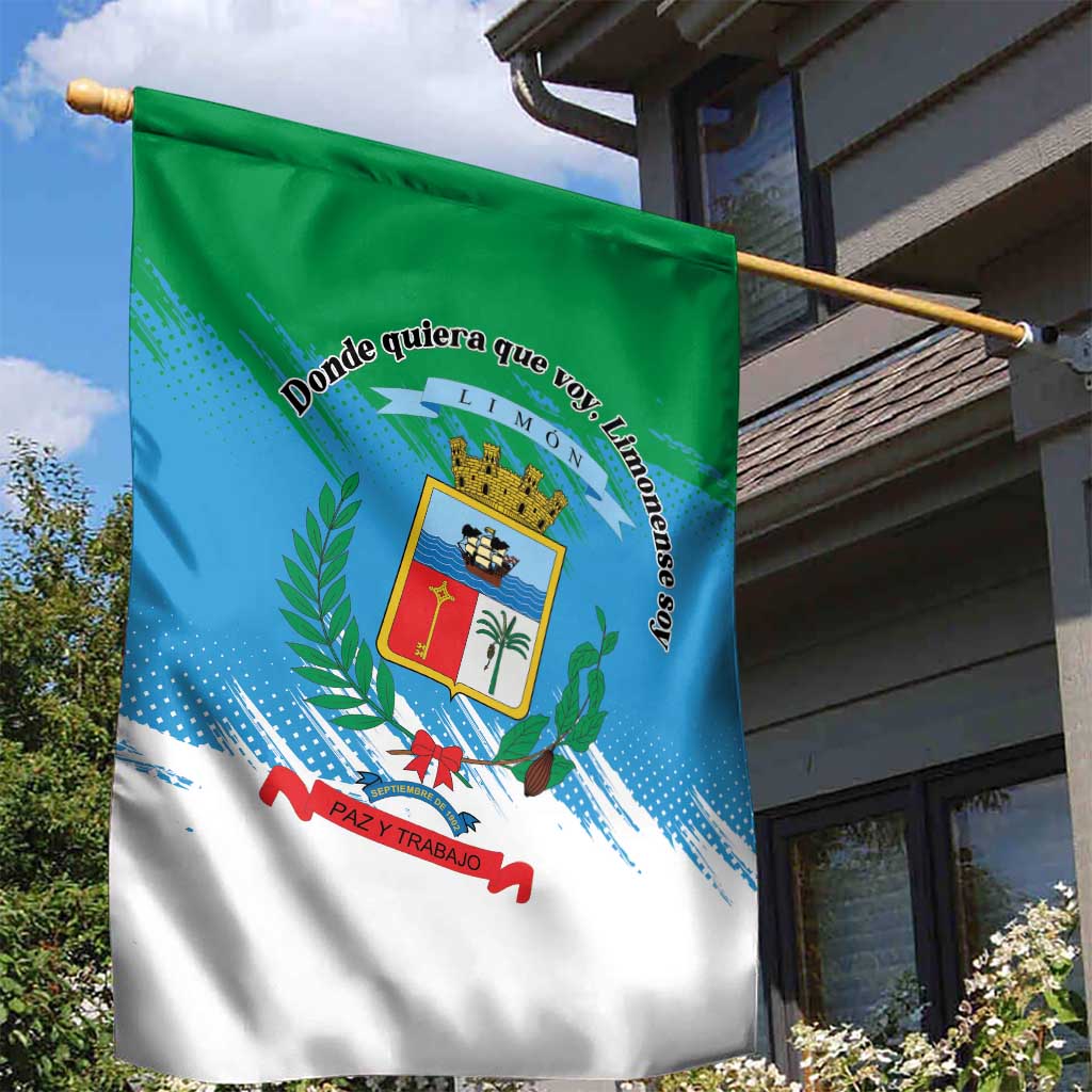 Costa Rica Limón Province Garden Flag Donde Quiera Que Voy Limonense Soy - Wonder Print Shop