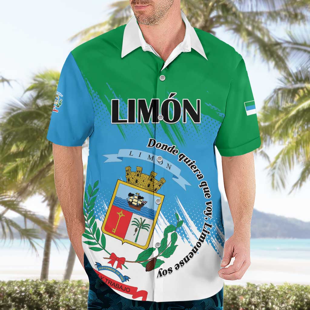 Personalized Costa Rica Limón Province Hawaiian Shirt Donde Quiera Que Voy Limonense Soy - Wonder Print Shop