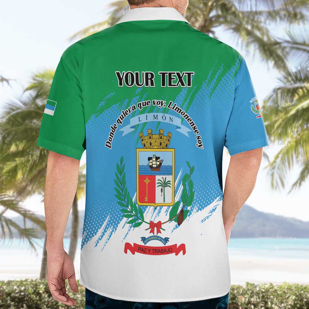 Personalized Costa Rica Limón Province Hawaiian Shirt Donde Quiera Que Voy Limonense Soy - Wonder Print Shop