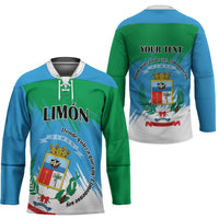 Personalized Costa Rica Limón Province Hockey Jersey Donde Quiera Que Voy Limonense Soy - Wonder Print Shop