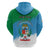 Personalized Costa Rica Limón Province Hoodie Donde Quiera Que Voy Limonense Soy - Wonder Print Shop
