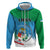 Personalized Costa Rica Limón Province Hoodie Donde Quiera Que Voy Limonense Soy - Wonder Print Shop